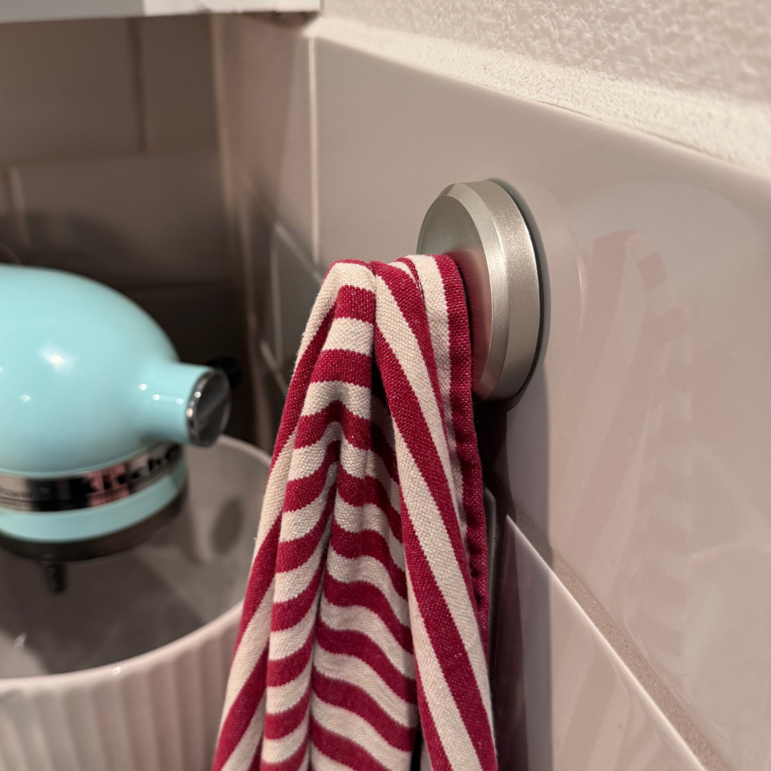 Gancho de ventosa ultra-adesivo, reposicionável à vontade